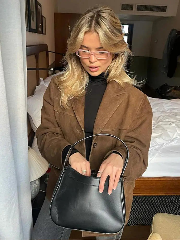 EMMA | Veste à poches avec revers à la mode