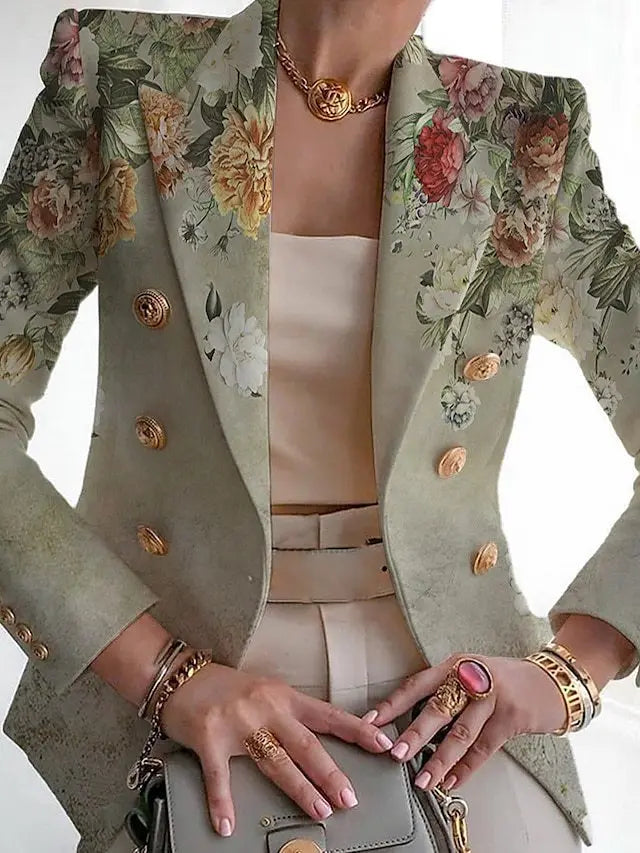 SCARLETT – BLAZER BOTANIQUE ÉLÉGANT