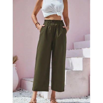 Soléa – Pantalon d'Été Lin-Coton
