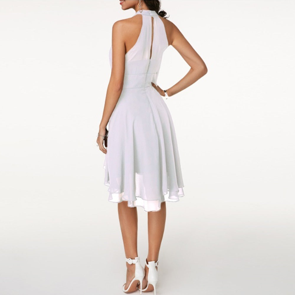 Loren - Robe volants femme élégante