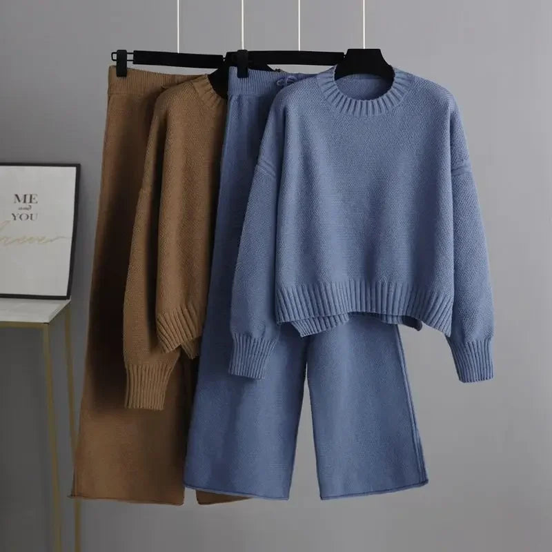CAMILLE – ENSEMBLE DE DEUX PIÈCES EN TRICOT CONFORTABLE