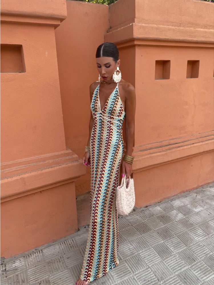 Dilara | Robe Maxi Sans Dos