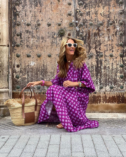 Viola - Robe maxi avec élégance intemporelle