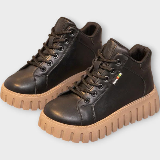 Baskets à Plateforme en Cuir Urban Edge