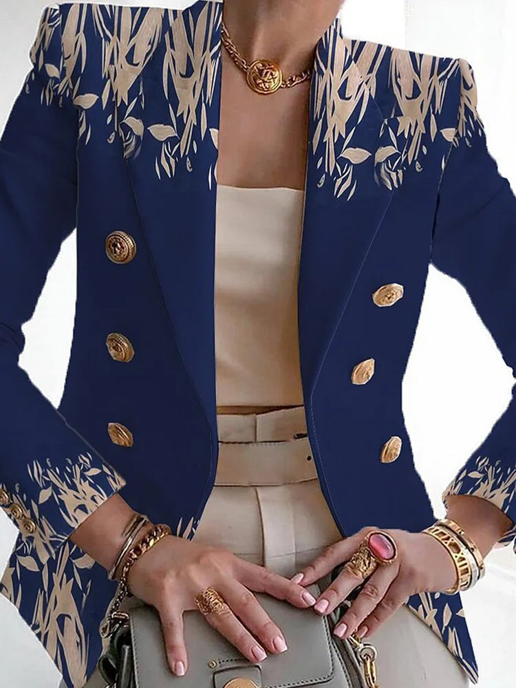 SCARLETT – BLAZER BOTANIQUE ÉLÉGANT