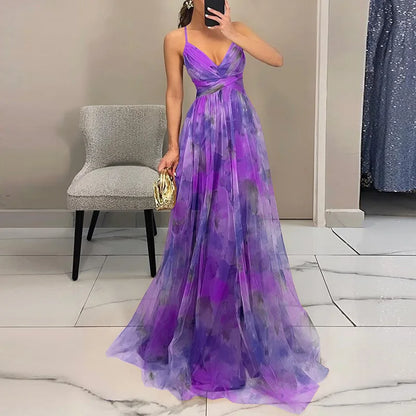 Eva | Robe longue florale qui met en valeur