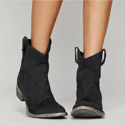 Charlotte - Bottes orthopédiques en cuir suédé
