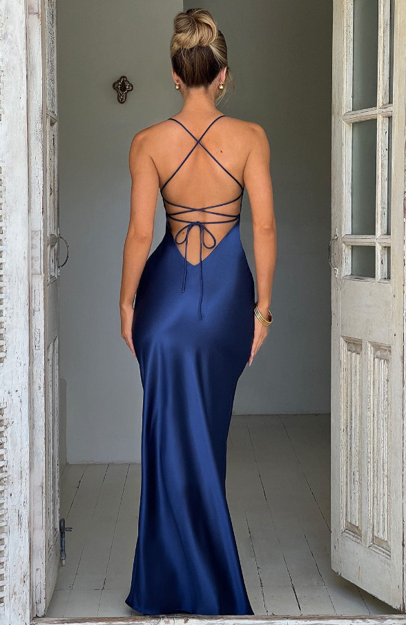 Seraphina - Robe Maxi avec Fente Haute sur la Cuisse
