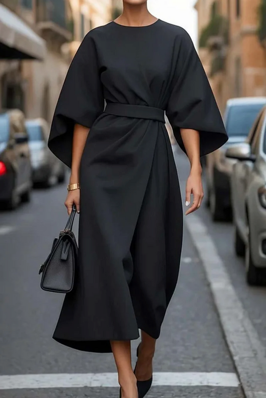 Clare - Robe maxi élégante avec ceinture