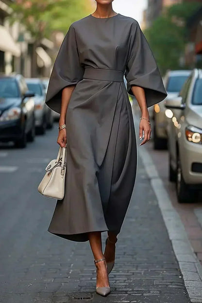 Clare™ | Robe Maxi Avec Ceinture Élégante