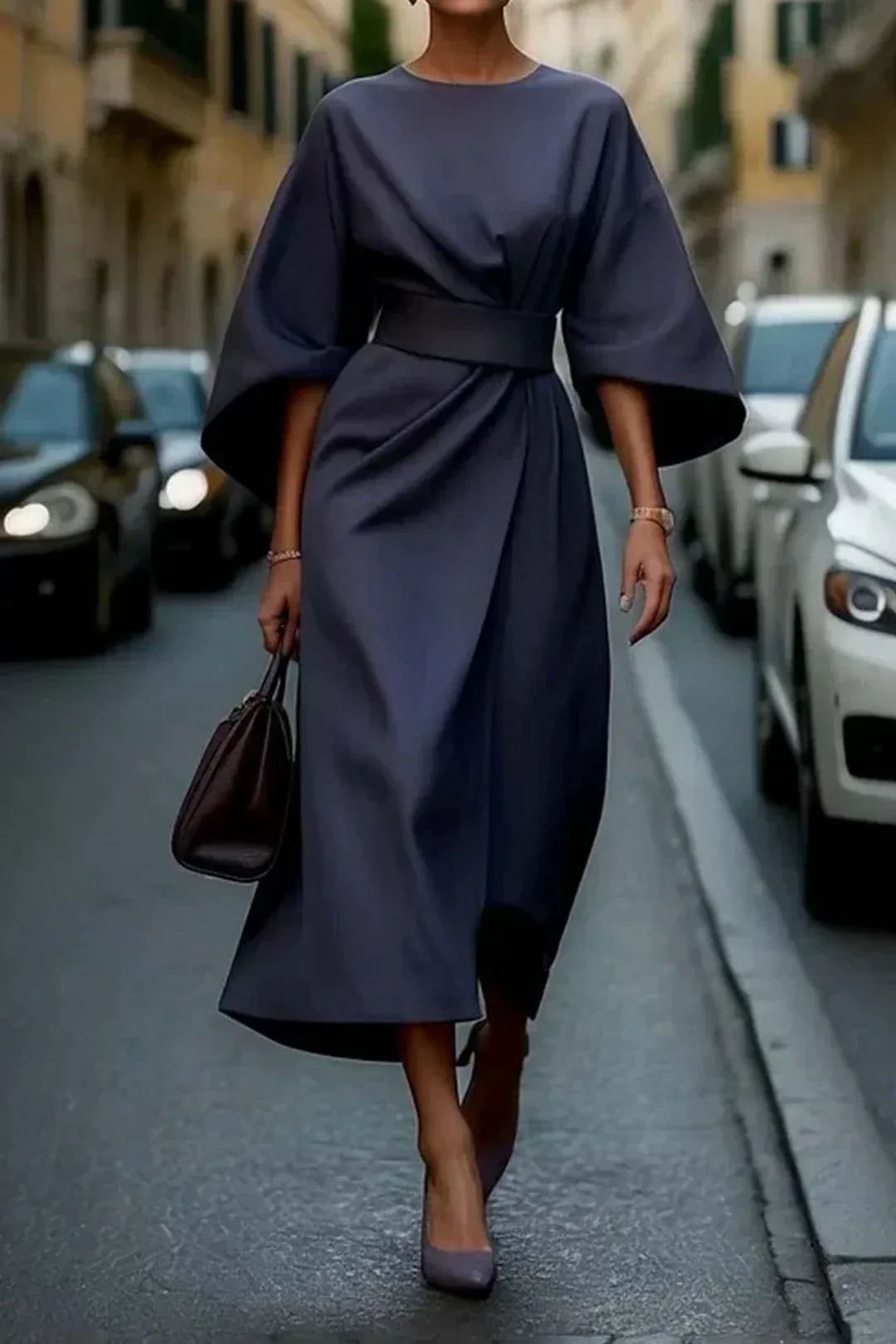 Clare™ | Robe Maxi Avec Ceinture Élégante
