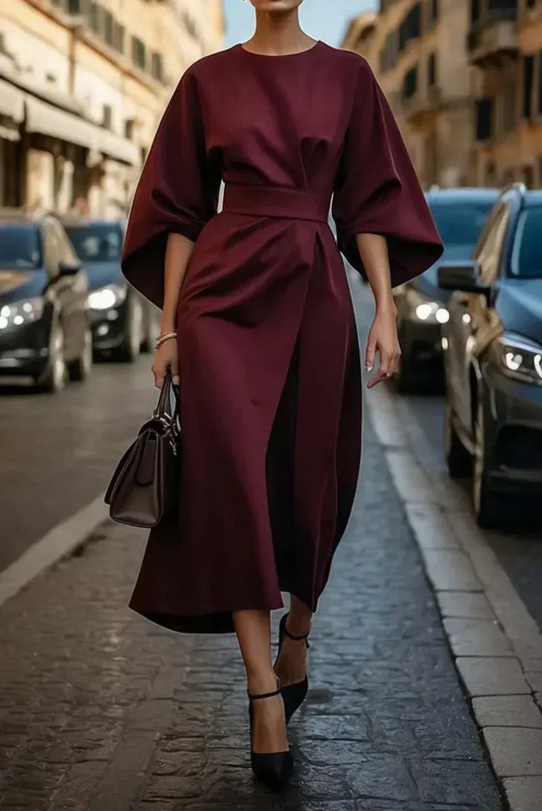 Clare™ | Robe Maxi Avec Ceinture Élégante