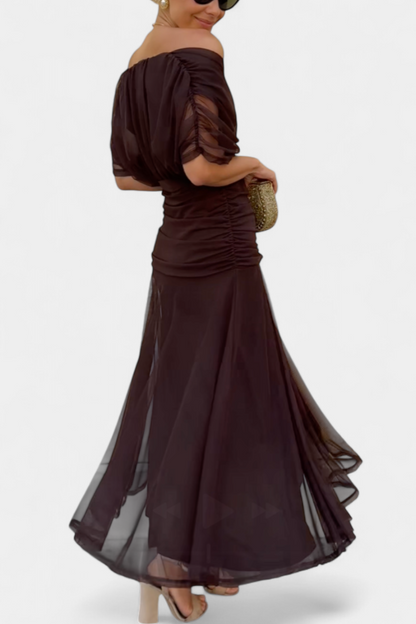 Abigail | Robe longue florale à décolleté en V