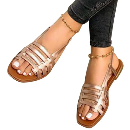 Edetta - Sandales en Cuir Lisse