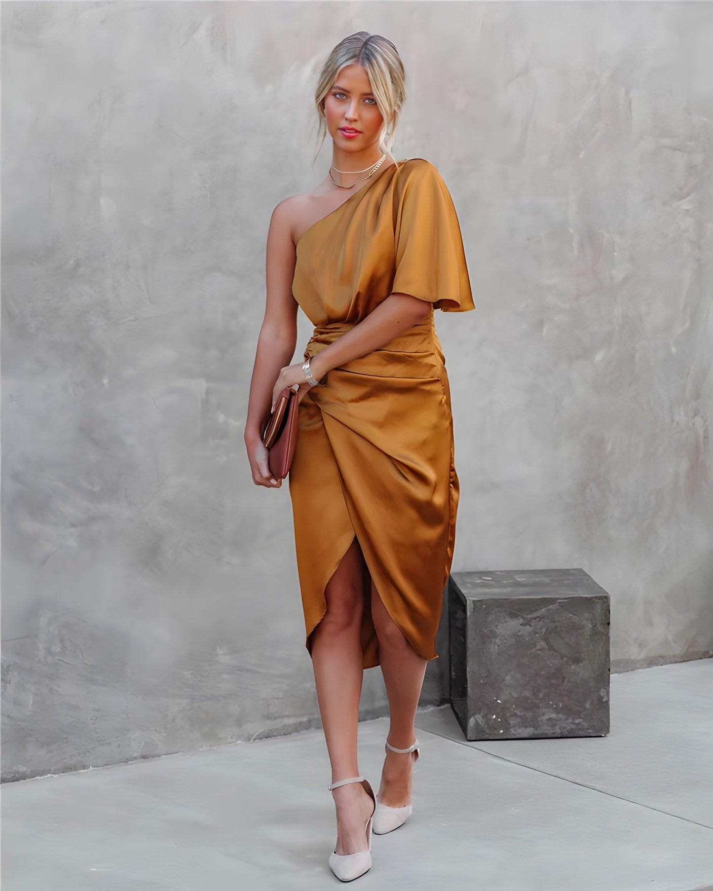Allegra - Élégant robe de soirée en soie