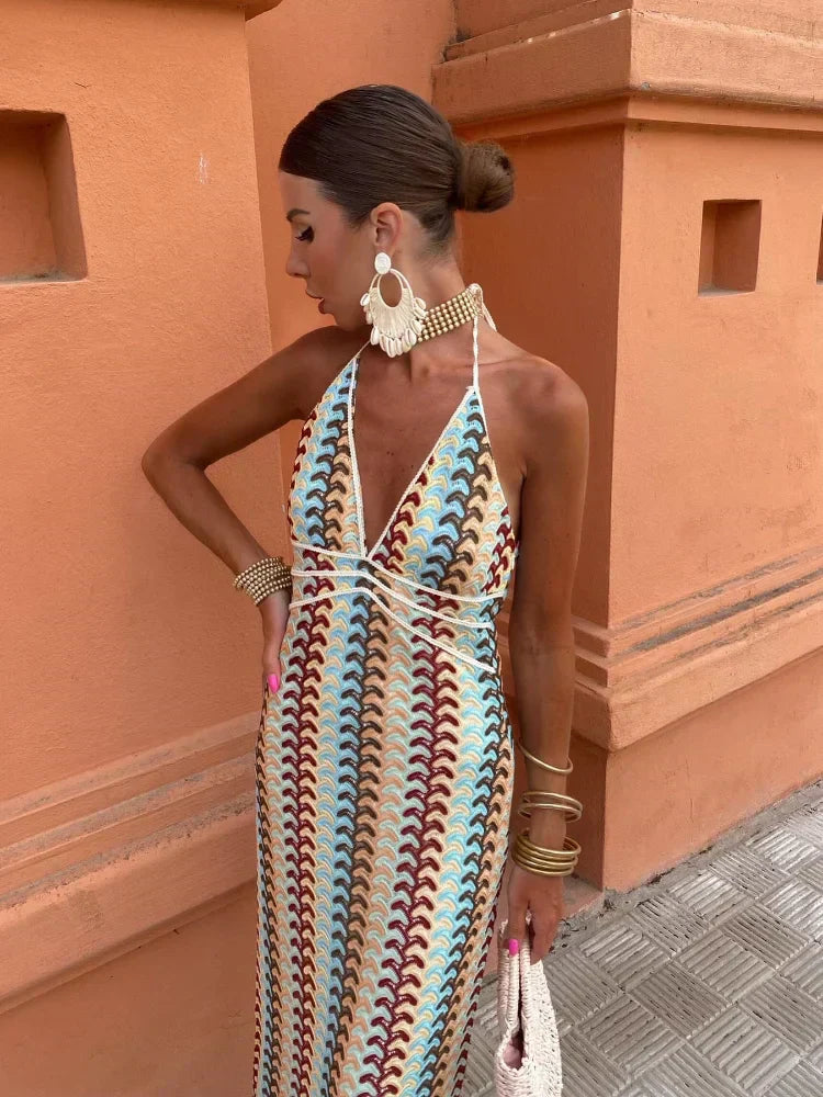 Dilara | Robe Maxi Sans Dos