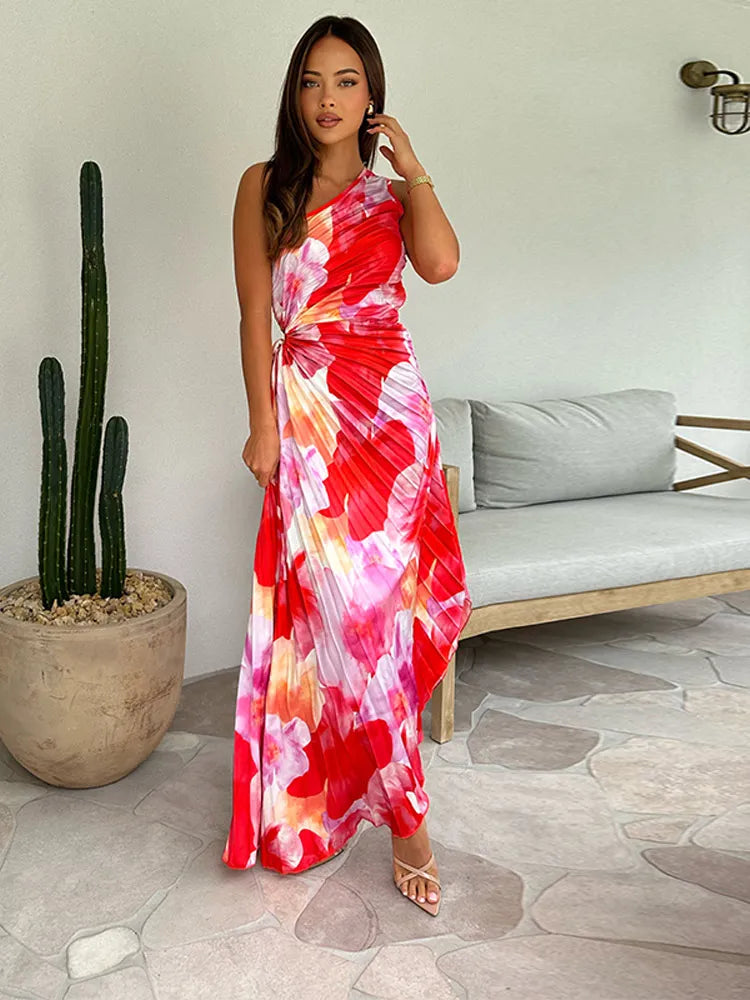 Katie | Robe d'Été Plissée