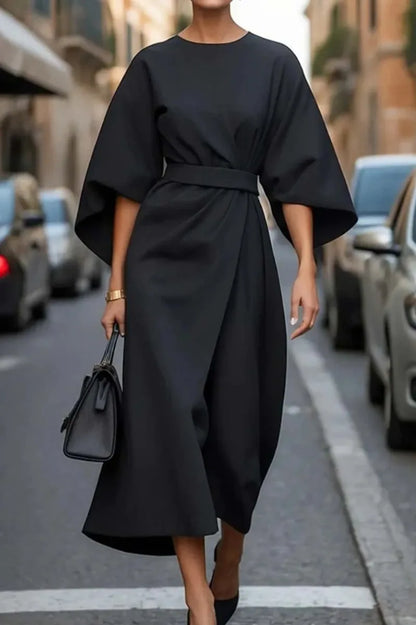 Isabella™ - Robe Décontractée Confortable à Col Rond