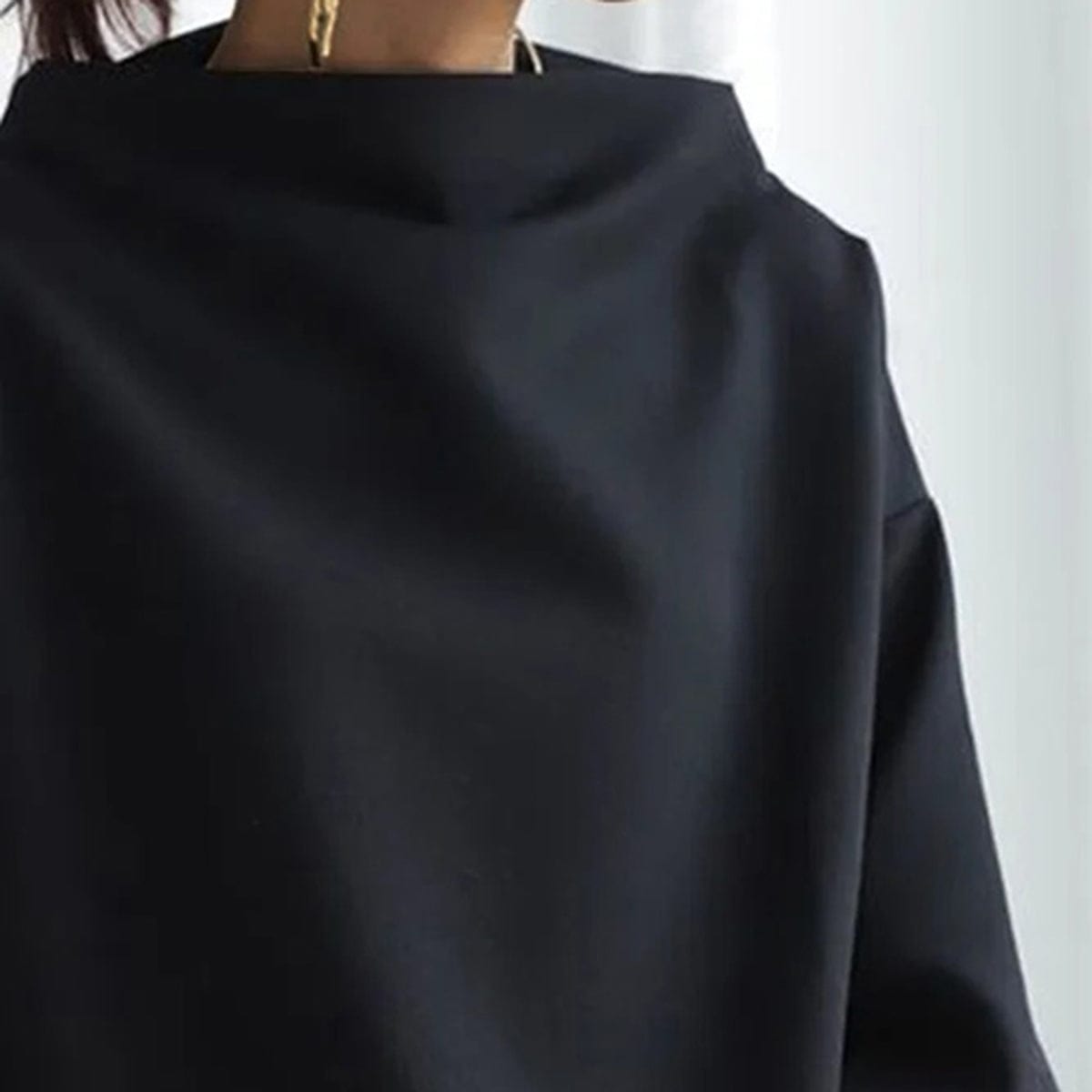 Wanda | Haut en Tricot Doux à Col Montant
