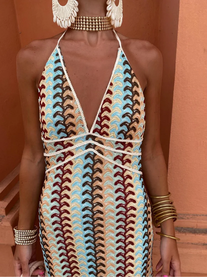 Dilara | Robe Maxi Sans Dos