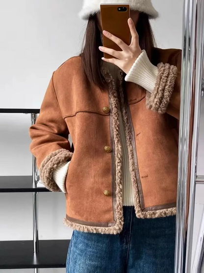 Aspen™ - Veste en Daim Vintage