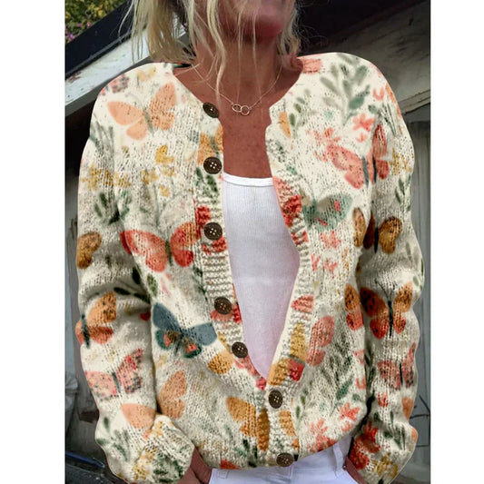 Betty | Cardigan chic avec imprimé
