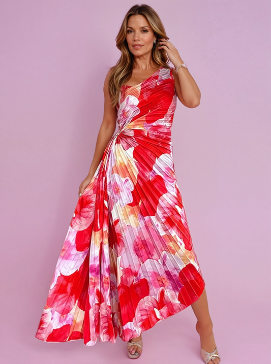 Katie | Robe d'Été Plissée