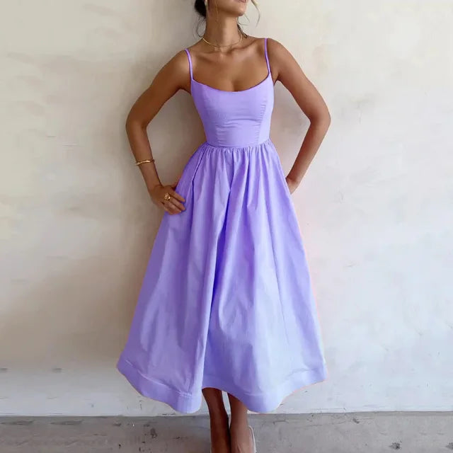 Delaney - Robe Ajustée à la Taille en A