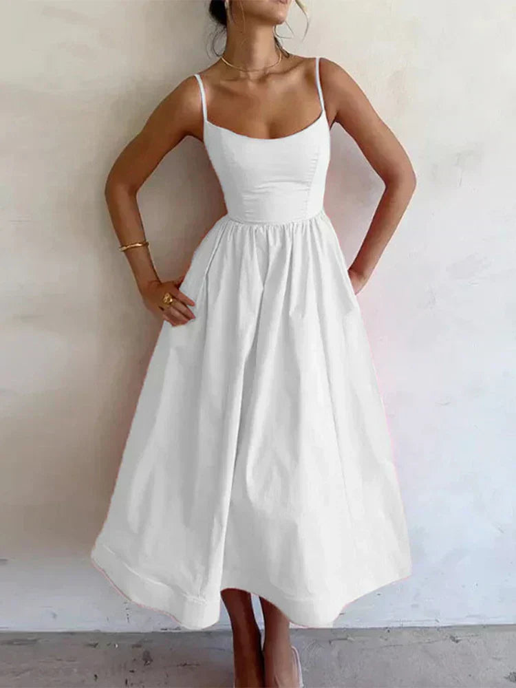 Delaney - Robe Ajustée à la Taille en A