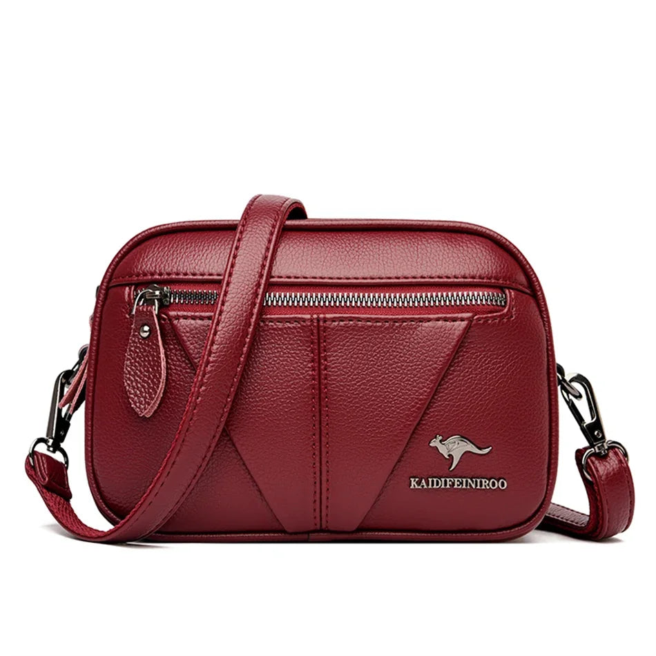 Sac à Bandoulière en Cuir Compact Varese