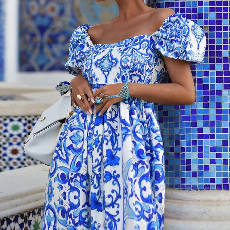 Robe Maxi Off-Shoulder Isla