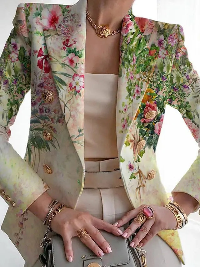 SCARLETT – BLAZER BOTANIQUE ÉLÉGANT