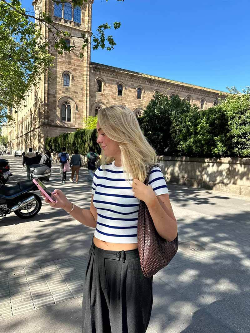 Sac à Bandoulière Femme Grande Tressé avec Design Doux et Slouchy