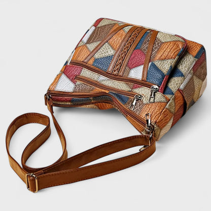 Solara - Sac en cuir mosaïque