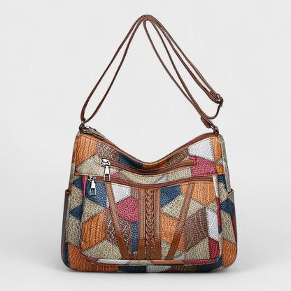 Solara - Sac en cuir mosaïque