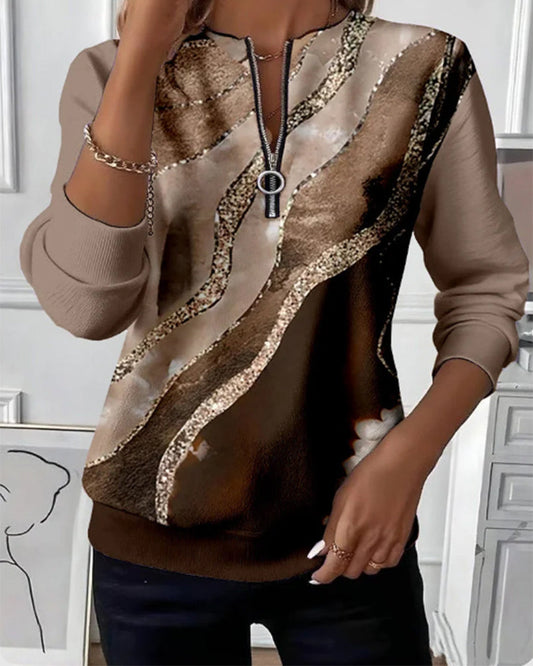 Olivia | Sweat-shirt à demi-zip