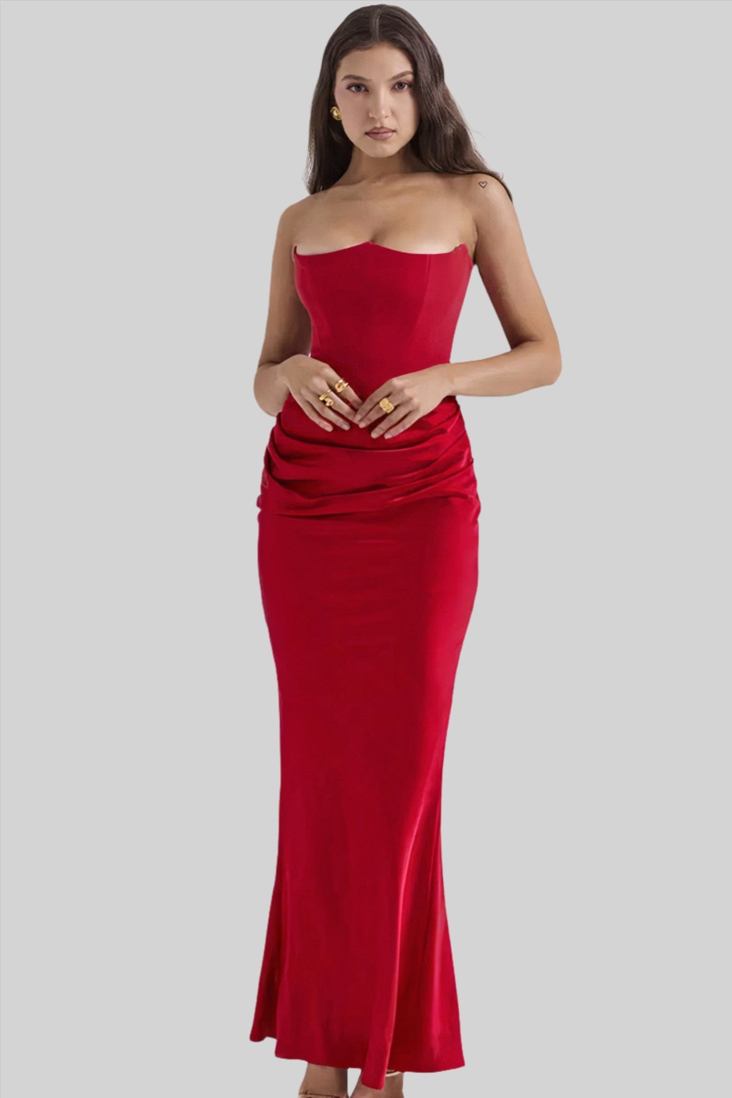 Elisabeth - Robe maxi à épaules dénudées pour un look élégant