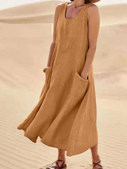 Emily™ | Robe d'été en lin élégante