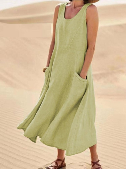 Emily™ | Robe d'été en lin élégante