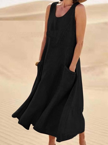 Emily™ | Robe d'été en lin élégante
