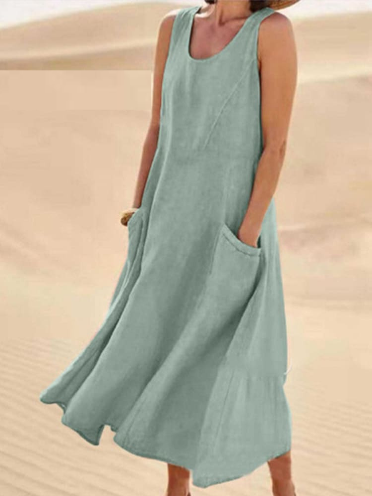 Emily™ | Robe d'été en lin élégante