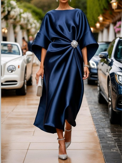 ROBE EN SATIN ÉLÉGANTE MARIS