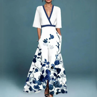 Ruby - Robe Élégante avec Motif Floral