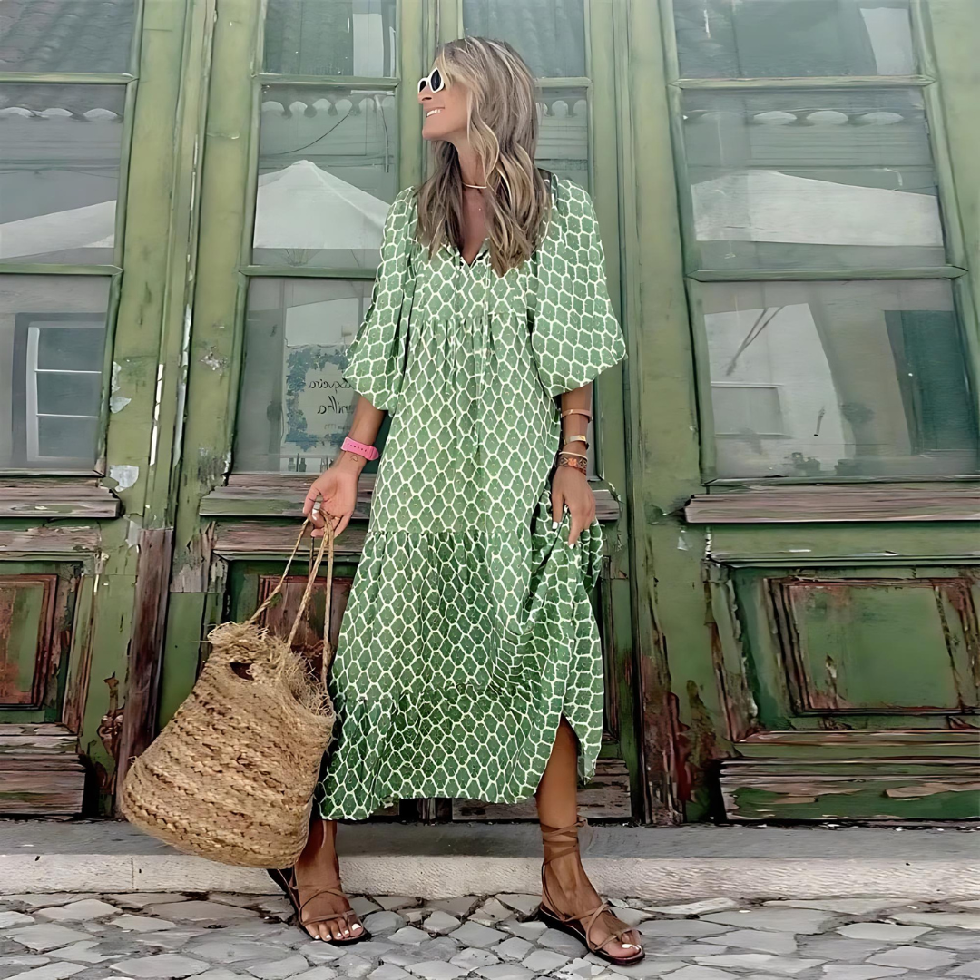 Penélope™ - Robe de Printemps Élégante