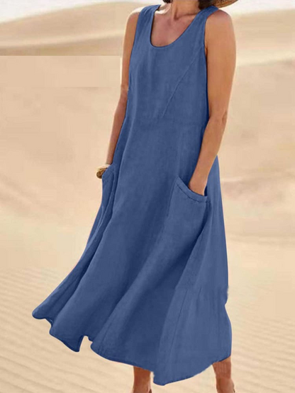 Emily™ | Robe d'été en lin élégante