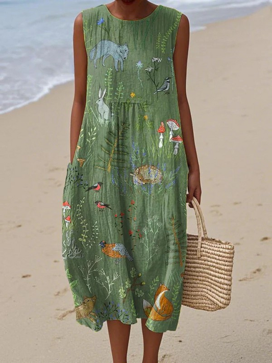 Speranza | Woodland Midi Robe