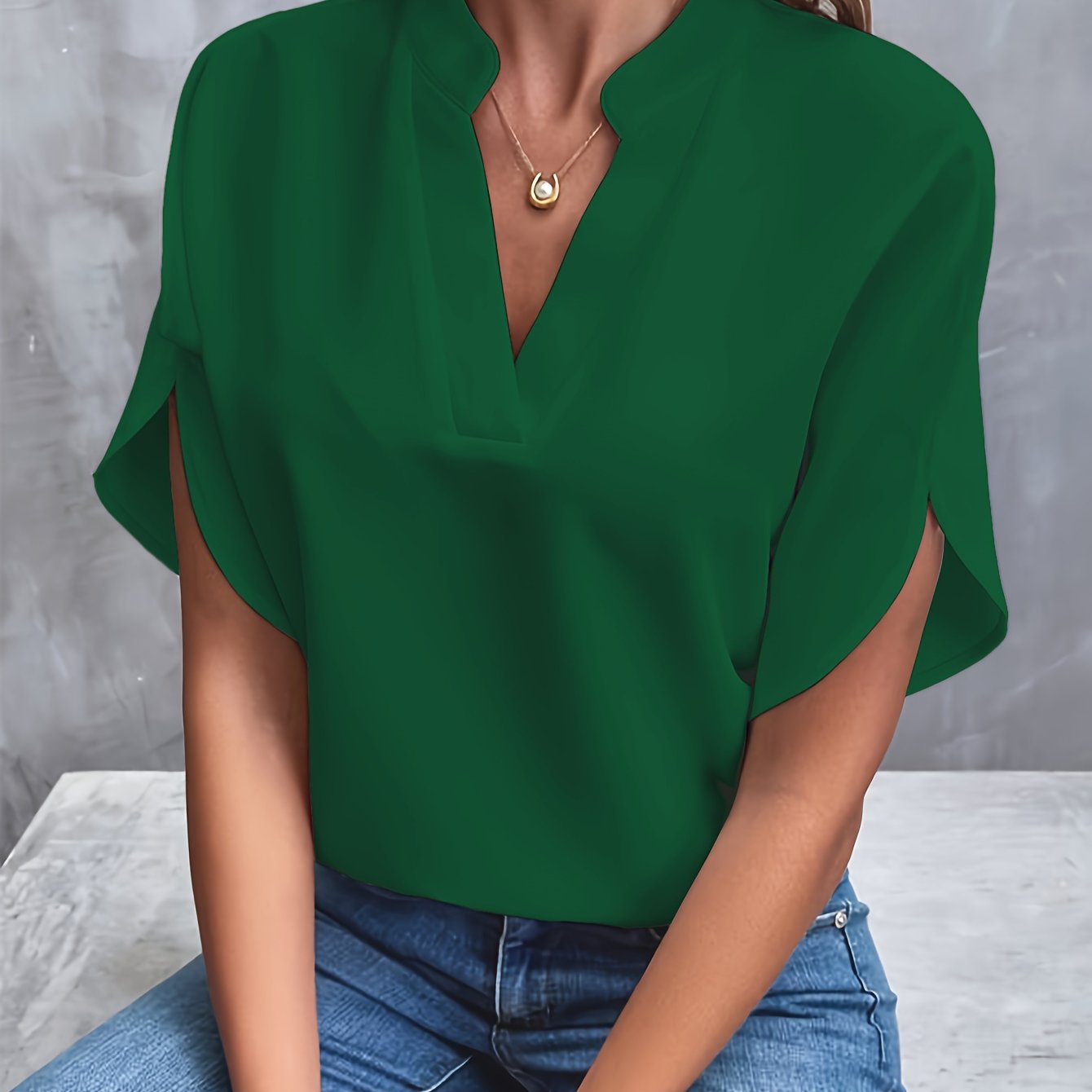 Mina™ | Blouse Élégante Luxueuse