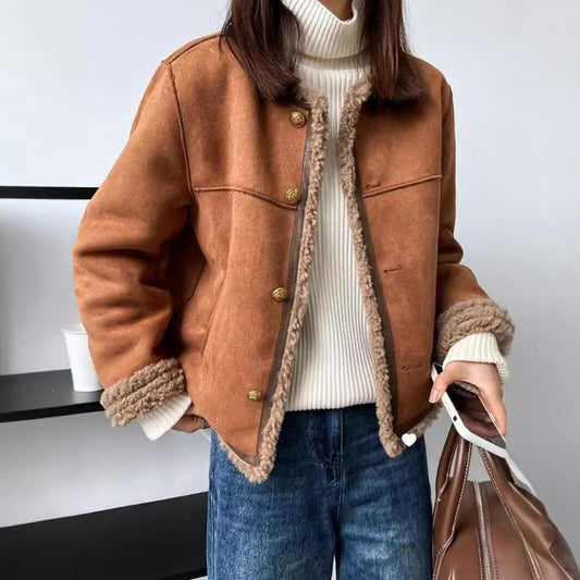 Aspen™ - Veste en Daim Vintage