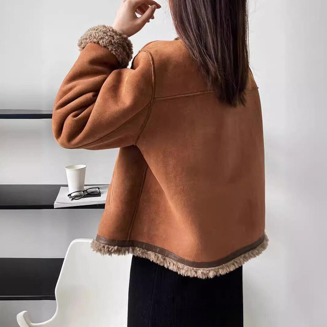Aspen™ - Veste en Daim Vintage
