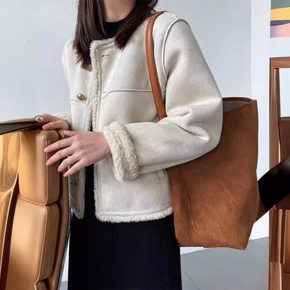 Aspen™ - Veste en Daim Vintage